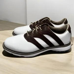 Adidas MC Z-Traxion White/Brown Golf Men's Shoes IG0910 Size 12 NEW