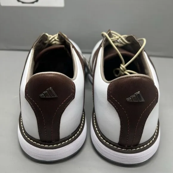 Adidas MC Z-Traxion White/Brown Golf Men's Shoes IG0910 Size 12 NEW