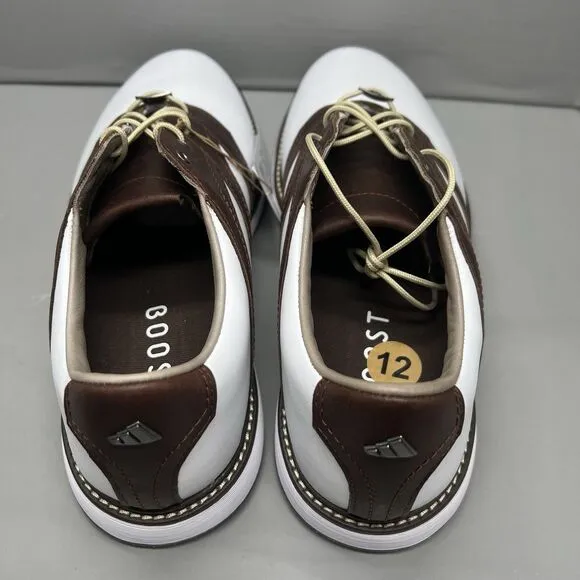 Adidas MC Z-Traxion White/Brown Golf Men's Shoes IG0910 Size 12 NEW