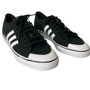 Adidas Men’s sz 11 Black, White Nizza Classic Canvas Sneaker New In Box