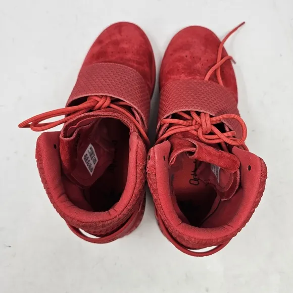 Adidas Men's Tubular‎ Invader S80477 Red Basketball Shoes Sneakers Size 7.