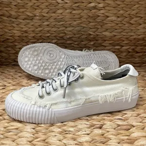 Adidas Nizza (DG) Donald Glover Blank Canvas Cream White Shoes Mens 8.5