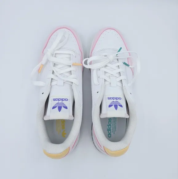 Adidas NY 90 J White/Ligth Pink Big Kids Shoes GY1172.   #A8