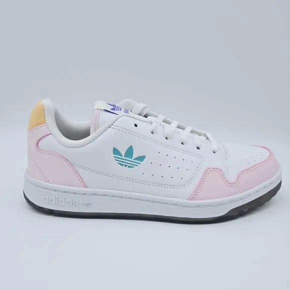 Adidas NY 90 J White/Ligth Pink Big Kids Shoes GY1172.   #A8