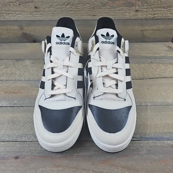 adidas Originals Forum Low CL Men's Casual Leather Shoes Sneakers Beige Black