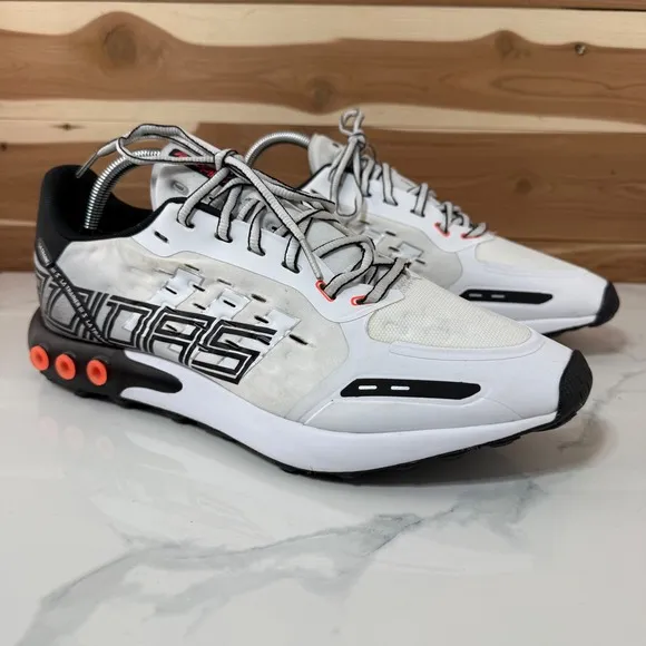 Adidas Originals LA Trainer III GZ2677 Men's Running Shoes White/Black/Red Sz 11