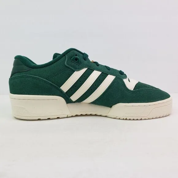 Adidas Originals Rivaly Low Mens Size 10 Collegiate Green Suede Sneaker Shoes