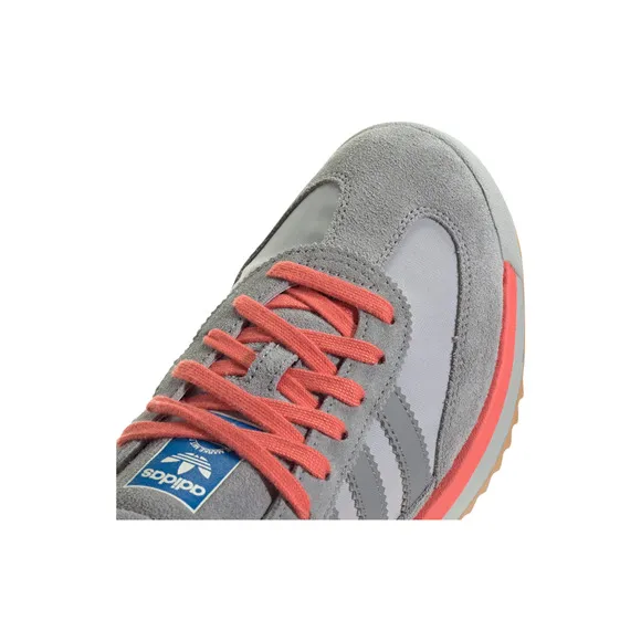 Adidas Originals SL 72 RTN Womens Size 9 Shoes Grey Preloved Red Suede Sneakers
