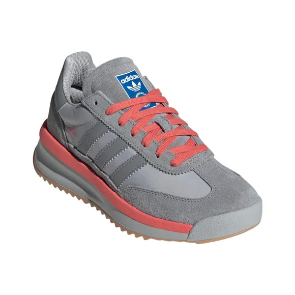 Adidas Originals SL 72 RTN Womens Size 9 Shoes Grey Preloved Red Suede Sneakers