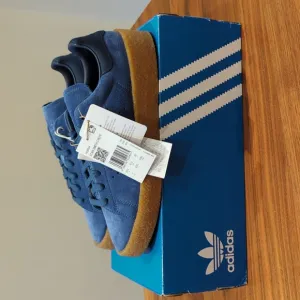 Adidas Originals Stan Smith Crepe Blue Leather Shoes Men's 7