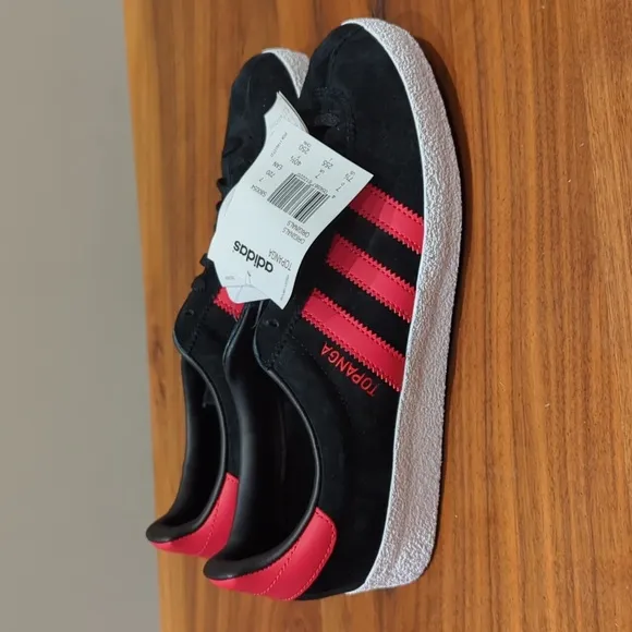 Adidas Originals Topanga Black Suede Men's 7.5