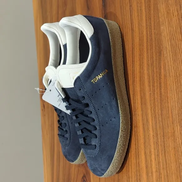 Adidas Originals Topanga Clean Navy Suede Men's 7.5