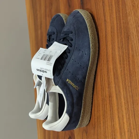 Adidas Originals Topanga Clean Navy Suede Men's 7.5