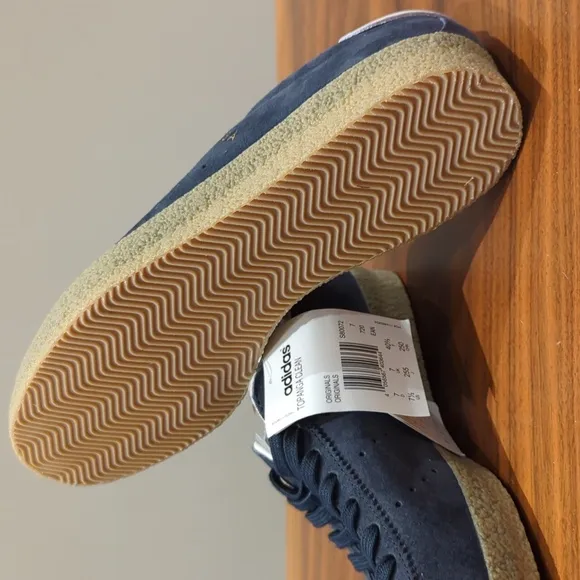 Adidas Originals Topanga Clean Navy Suede Men's 7.5