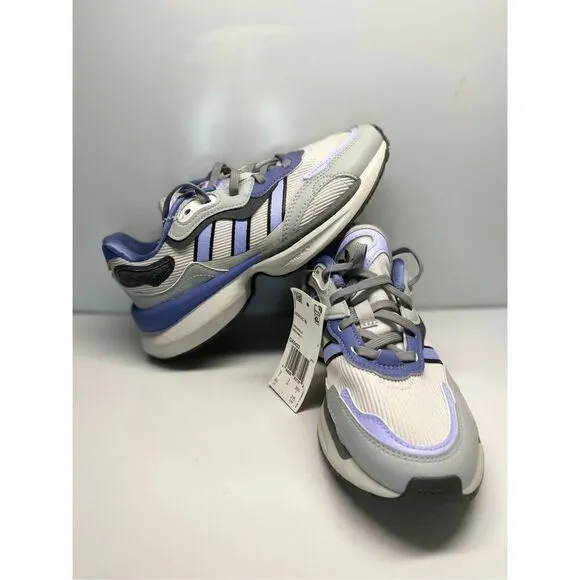 Adidas Originals Zentic W GX0423 Grey Purple Shoes Sneakers Size 4.5
