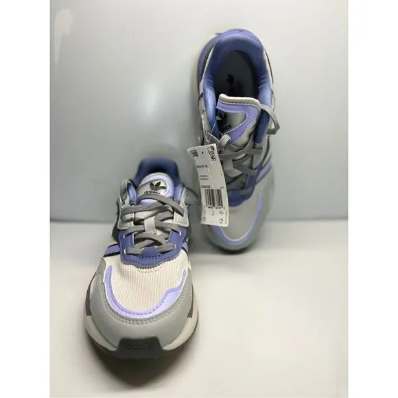 Adidas Originals Zentic W GX0423 Grey Purple Shoes Sneakers Size 4.5