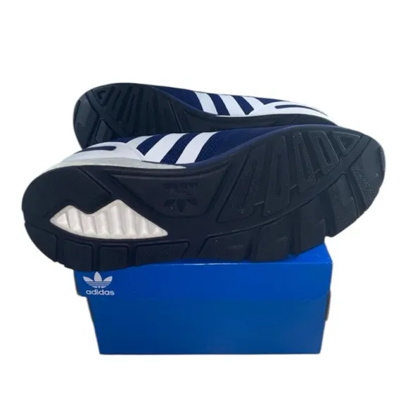 Adidas Originals ZX 1K Boost Sneakers Men's  US 12 Blue White Shoes