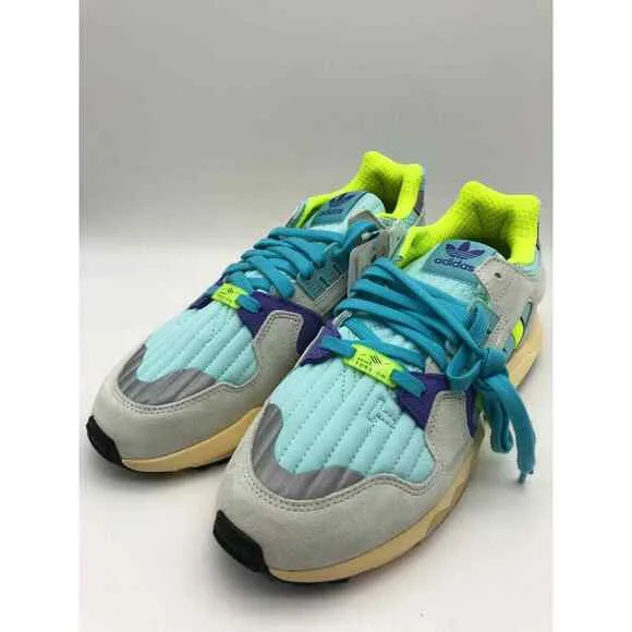 Adidas Originals ZX Torsion Clear Aqua/Solar/Yellow Men's EF4343 Size 10 NWT