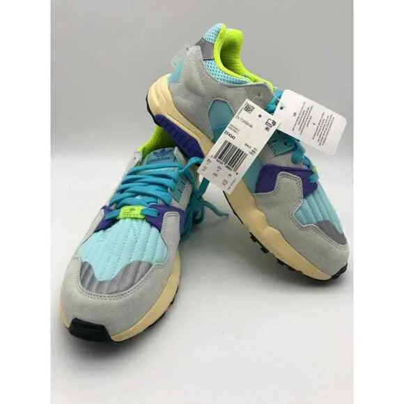 Adidas Originals ZX Torsion Clear Aqua/Solar/Yellow Men's EF4343 Size 10 NWT