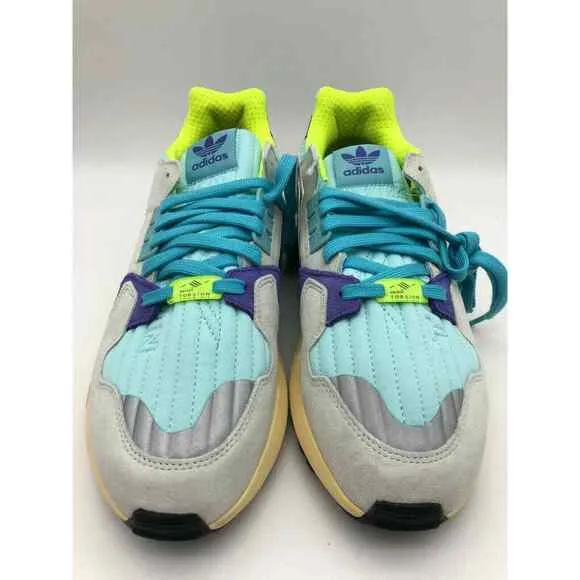 Adidas Originals ZX Torsion Clear Aqua/Solar/Yellow Men's EF4343 Size 10 NWT