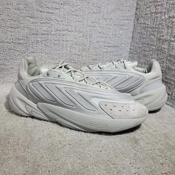Adidas Ozelia Men's Size 9 US Grey Suede Casual Sneaker Shoes HO4252