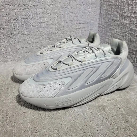 Adidas Ozelia Men's Size 9 US Grey Suede Casual Sneaker Shoes HO4252