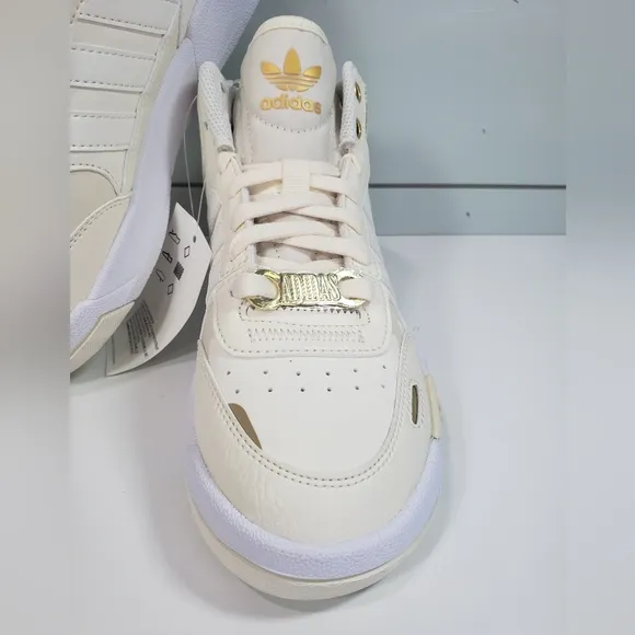 Adidas Post Up H00218 Cloud White Metallic Gold Running Casual Fashion Sneakers