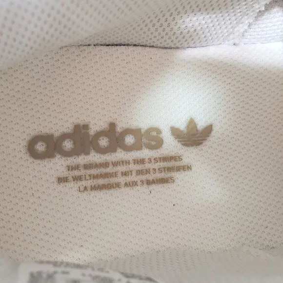 Adidas Post Up H00218 Cloud White Metallic Gold Running Casual Fashion Sneakers
