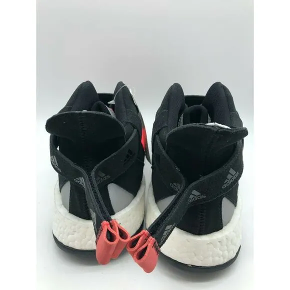 adidas Posterize Men's Basketball Core Black Shock Red Silver EG6879 Size 11