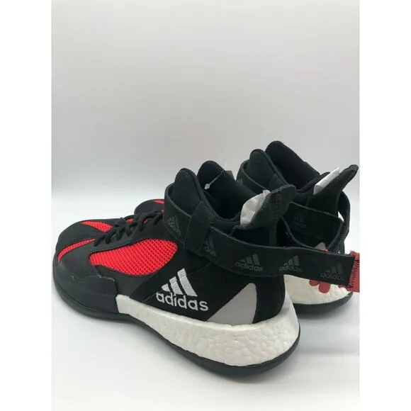 adidas Posterize Men's Basketball Core Black Shock Red Silver EG6879 Size 11