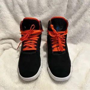 Adidas Roundhouse Mid Black Orange Sneakers‎ size 11.5