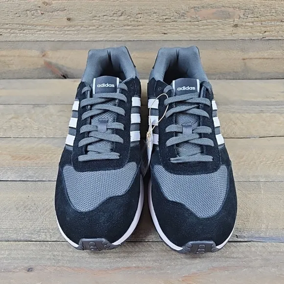 adidas Run 80's Men's Retro Shoes Core Black/White/Grey