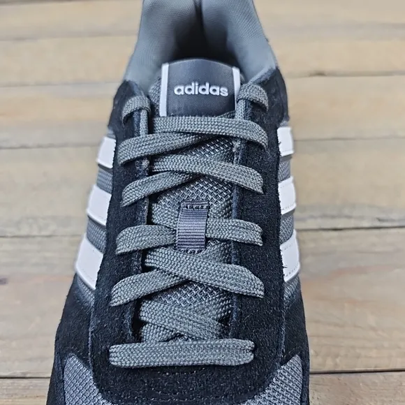 adidas Run 80's Men's Retro Shoes Core Black/White/Grey