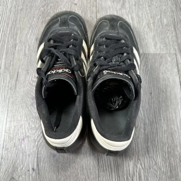 Adidas Samba Classic Kids 4 Black Sneaker Shoes Casual School Walking 036516