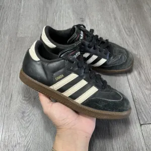 Adidas Samba Classic Kids 4 Black Sneaker Shoes Casual School Walking 036516