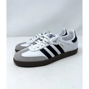 adidas Samba OG Low White Black Gum shoes sneakers B75806 Men's 8 NEW