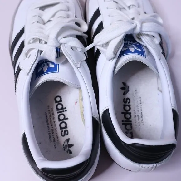 ADIDAS Samba OG Shoes Cloud White Core Black Clear Granite Sneakers Women's 6.5