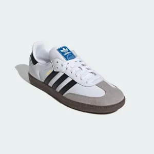 ADIDAS Samba OG Shoes Cloud White Core Black Clear Granite Sneakers Women's 6.5