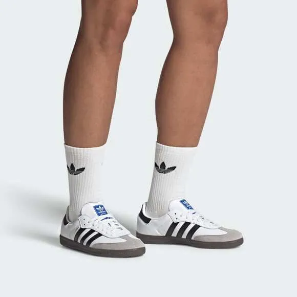 ADIDAS Samba OG Shoes Cloud White Core Black Clear Granite Sneakers Women's 6.5