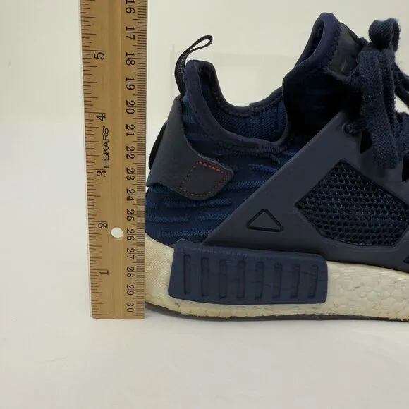 Adidas Shoes Mens 10.5 Blue NMD XR1 PK Primeknit Collegiate Navy Sneakers BA7215