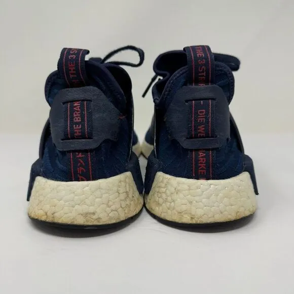 Adidas Shoes Mens 10.5 Blue NMD XR1 PK Primeknit Collegiate Navy Sneakers BA7215