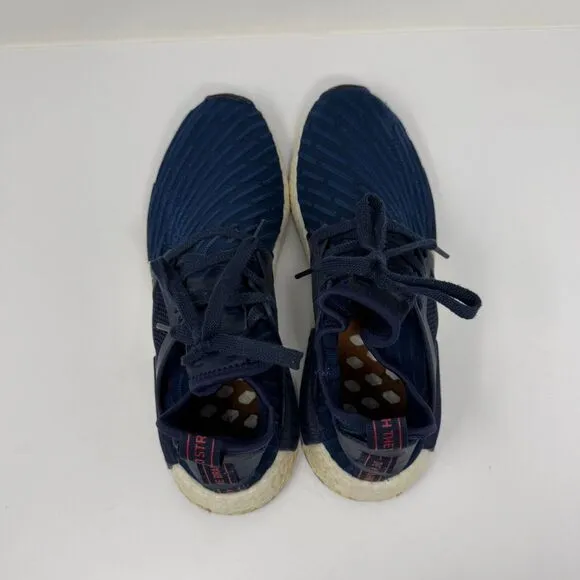 Adidas Shoes Mens 10.5 Blue NMD XR1 PK Primeknit Collegiate Navy Sneakers BA7215