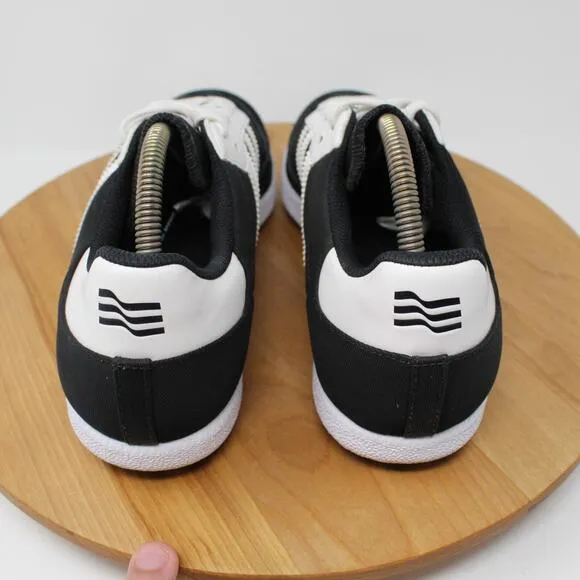 Adidas Shoes Mens 9 Samba Golf Spikes Black White Performance Retro 3 Stripes