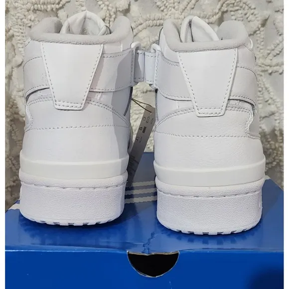 Adidas Shoes Womens 10 Original Forum Mid Sneakers High Tops Cloud White FZ6473