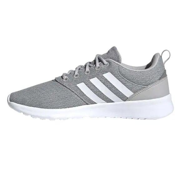 ADIDAS Sneakers Womans 10 Cloudfoam QT Racer Activewear Athletic Shoes Gray