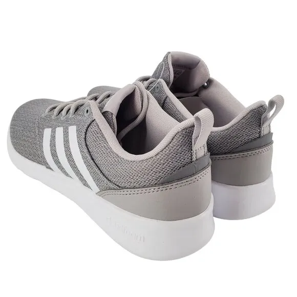 ADIDAS Sneakers Womans 10 Cloudfoam QT Racer Activewear Athletic Shoes Gray