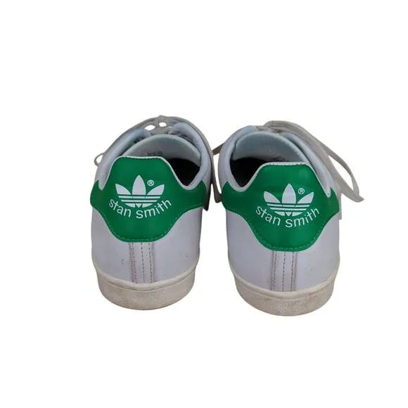 Adidas Stan Smith 80s Originals IF0202 White Green Leather Sneakers Mens 9.5