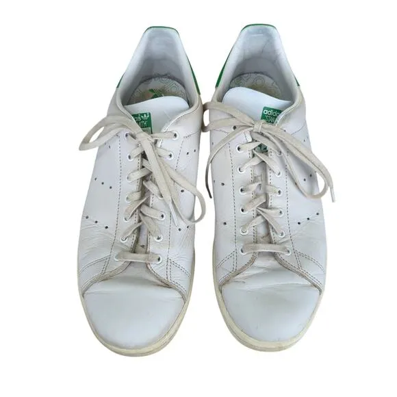 Adidas Stan Smith 80s Originals IF0202 White Green Leather Sneakers Mens 9.5
