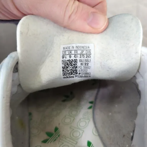 Adidas Stan Smith 80s Originals IF0202 White Green Leather Sneakers Mens 9.5