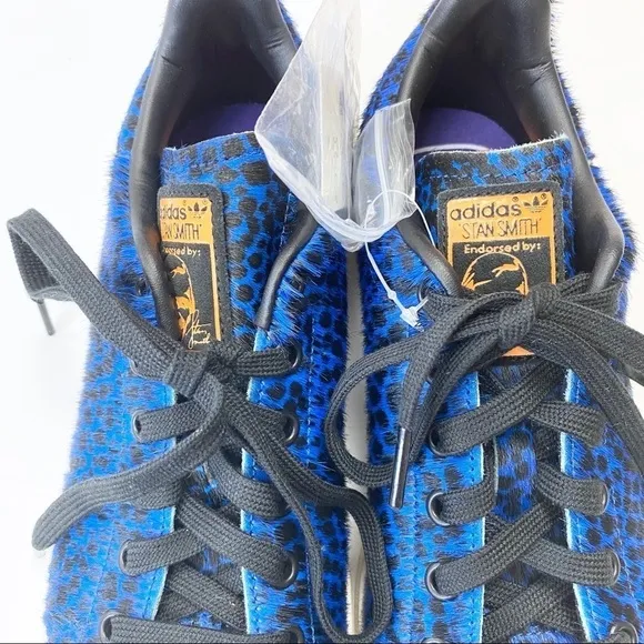 Adidas | Stan Smith Blue &amp; Black Calf Hair Sneaker
